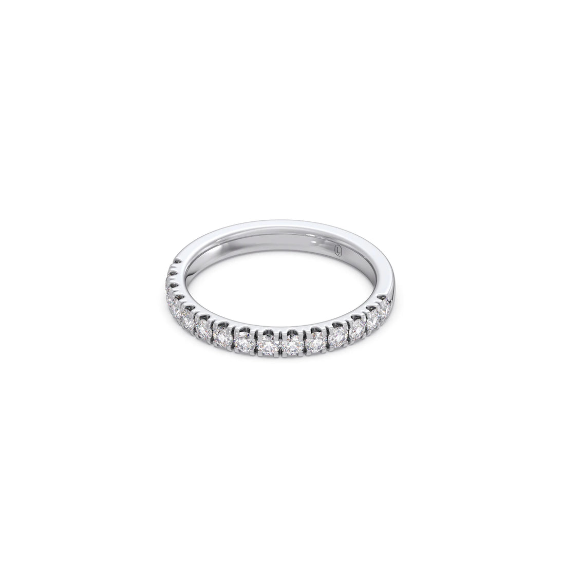 0.52ct Half Eternity Prong Diamond Band