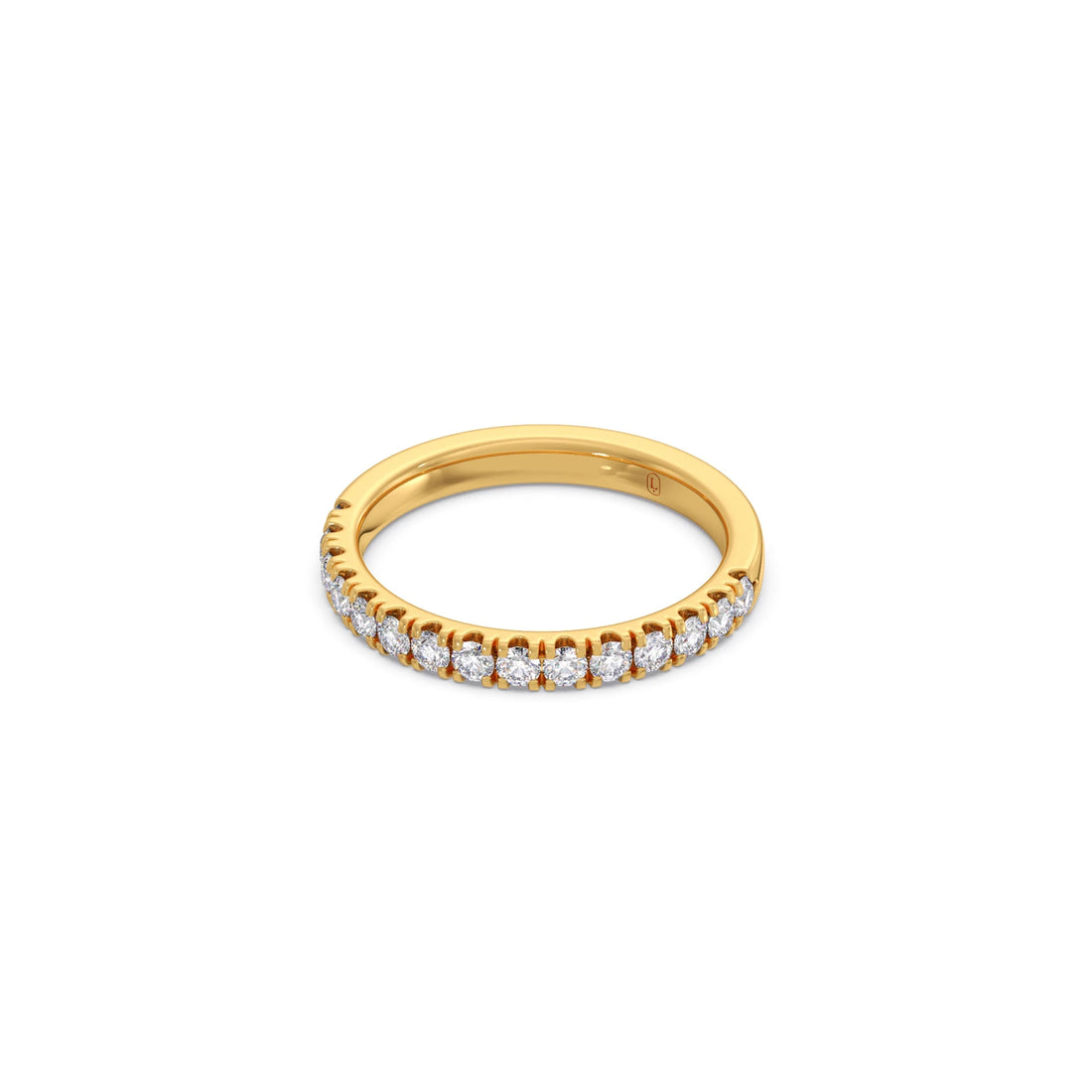 0.52ct Half Eternity Prong Diamond Band