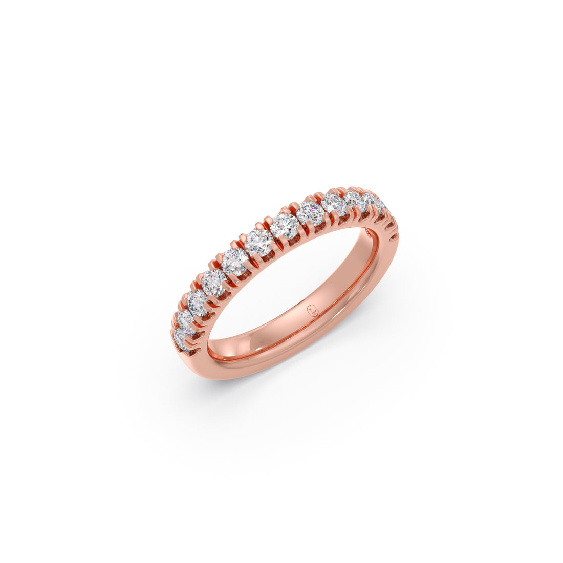 0.75ct Half Eternity Prong Diamond Band