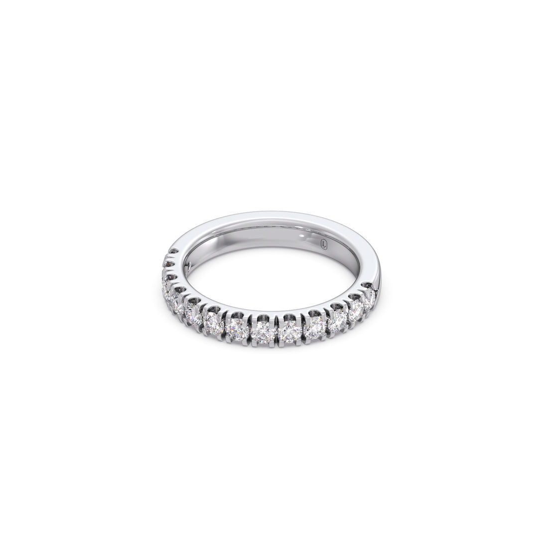 0.75ct Half Eternity Prong Diamond Band