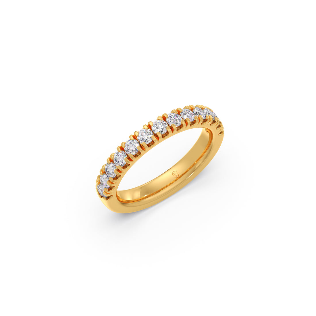 0.75ct Half Eternity Prong Diamond Band