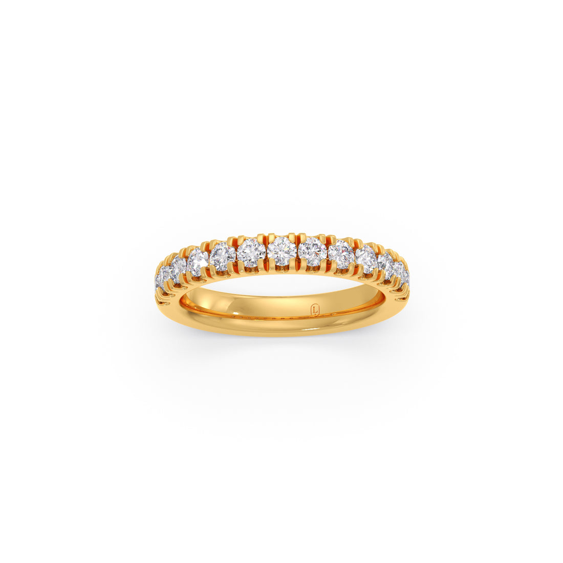 0.75ct Half Eternity Prong Diamond Band