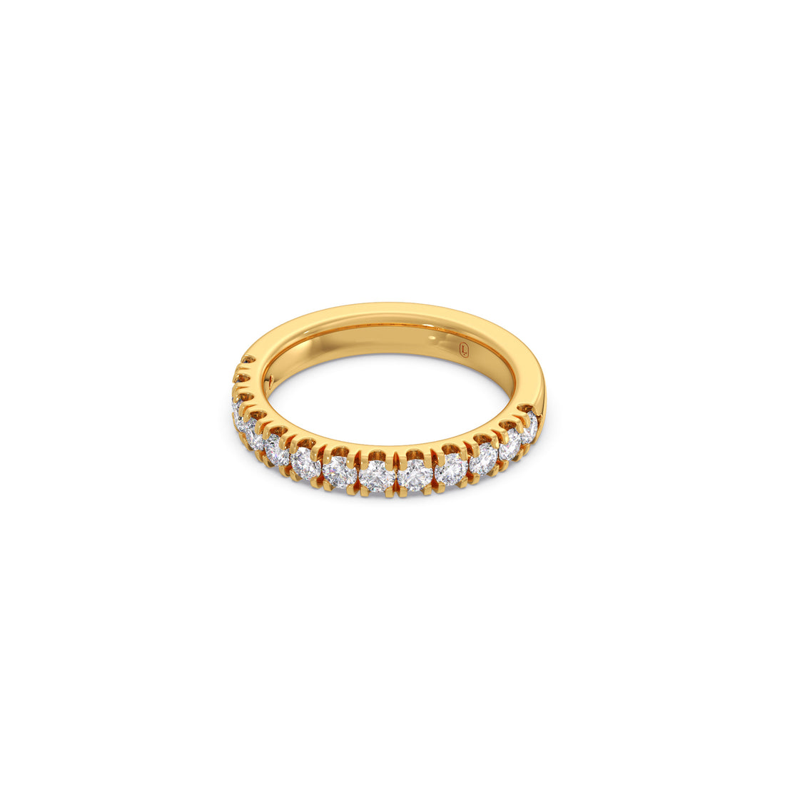 0.75ct Half Eternity Prong Diamond Band