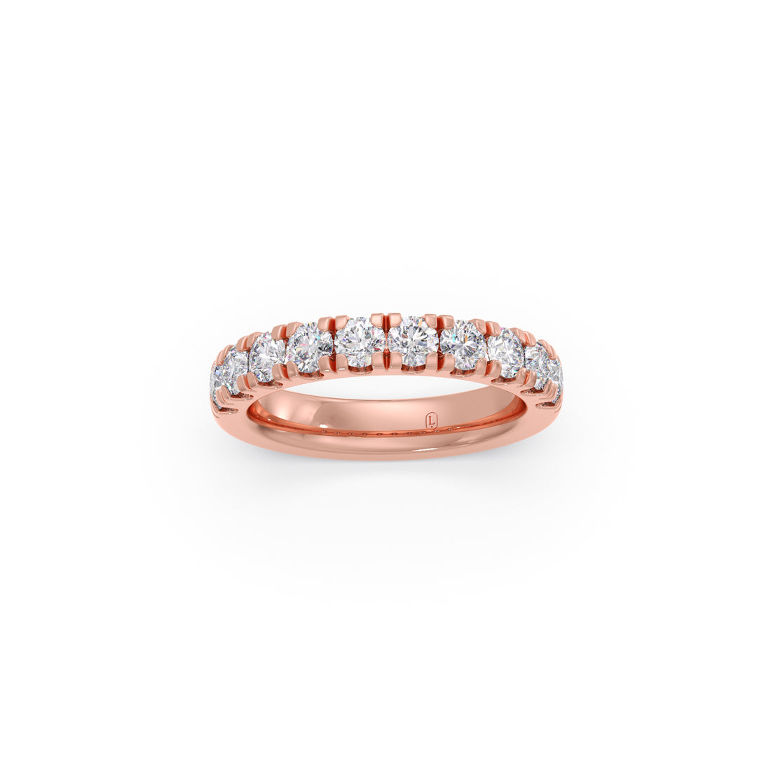 1.00ct Half Eternity Prong Diamond Band