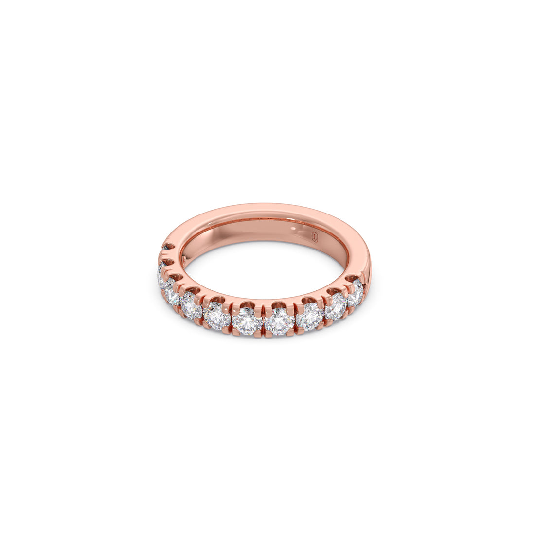 1.00ct Half Eternity Prong Diamond Band