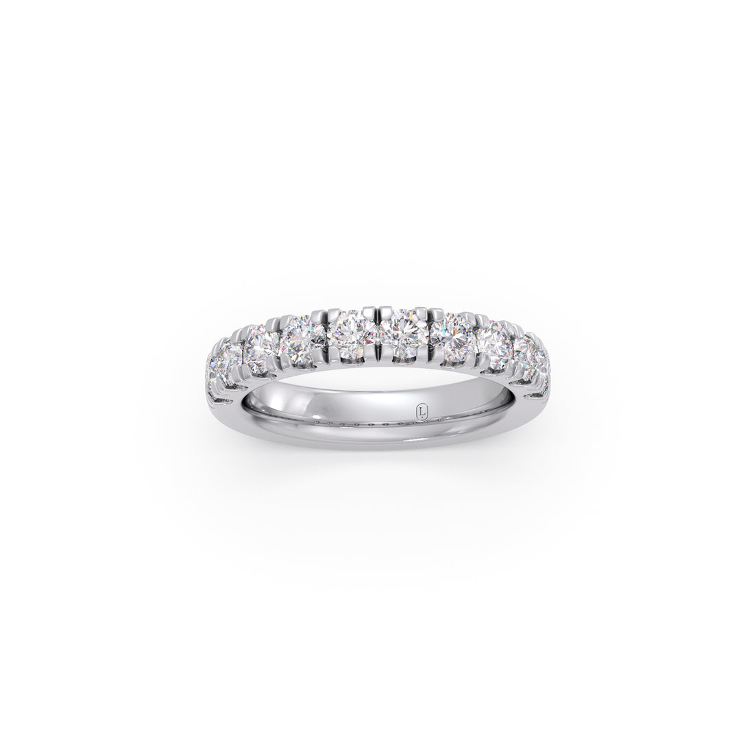 1.00ct Half Eternity Prong Diamond Band