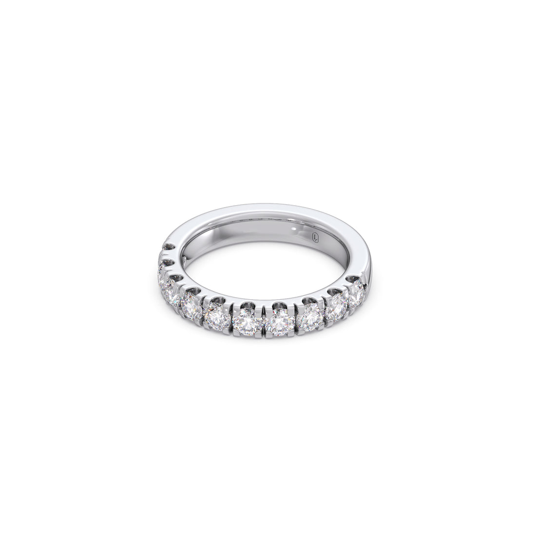 1.00ct Half Eternity Prong Diamond Band