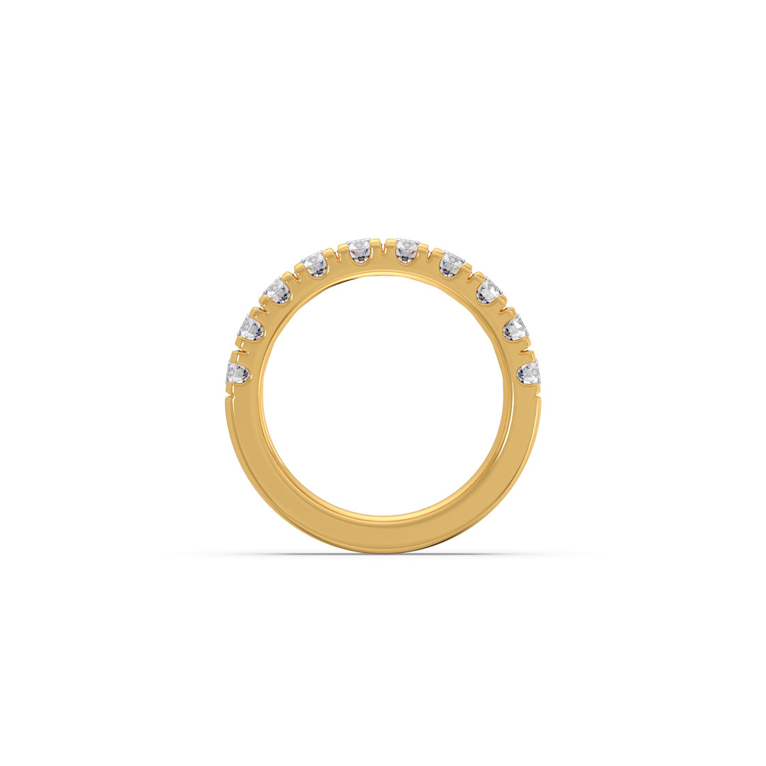 1.00ct Half Eternity Prong Diamond Band