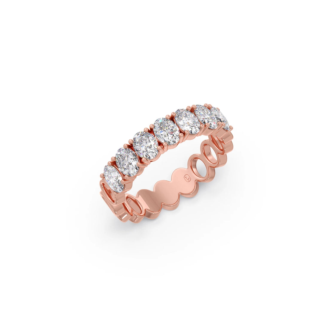 Half Eternity Oval Diamond Band 1.43Ct