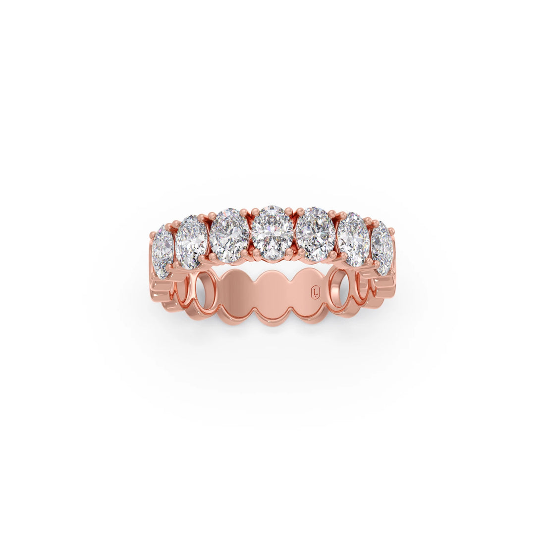 Half Eternity Oval Diamond Band 1.43Ct