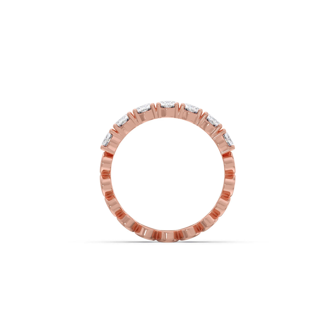 Half Eternity Oval Diamond Band 1.43Ct