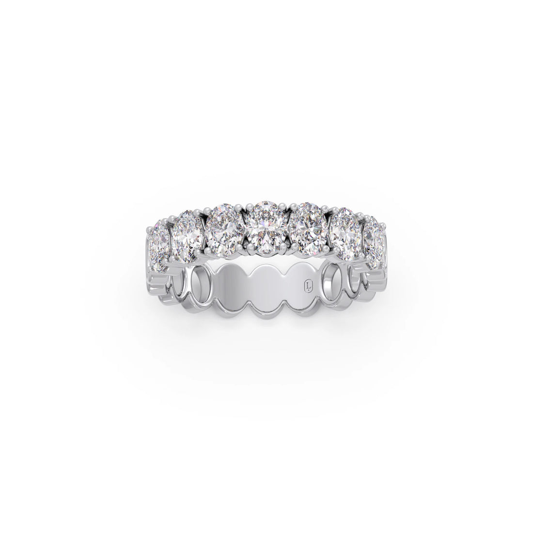Half Eternity Oval Diamond Band 1.43Ct