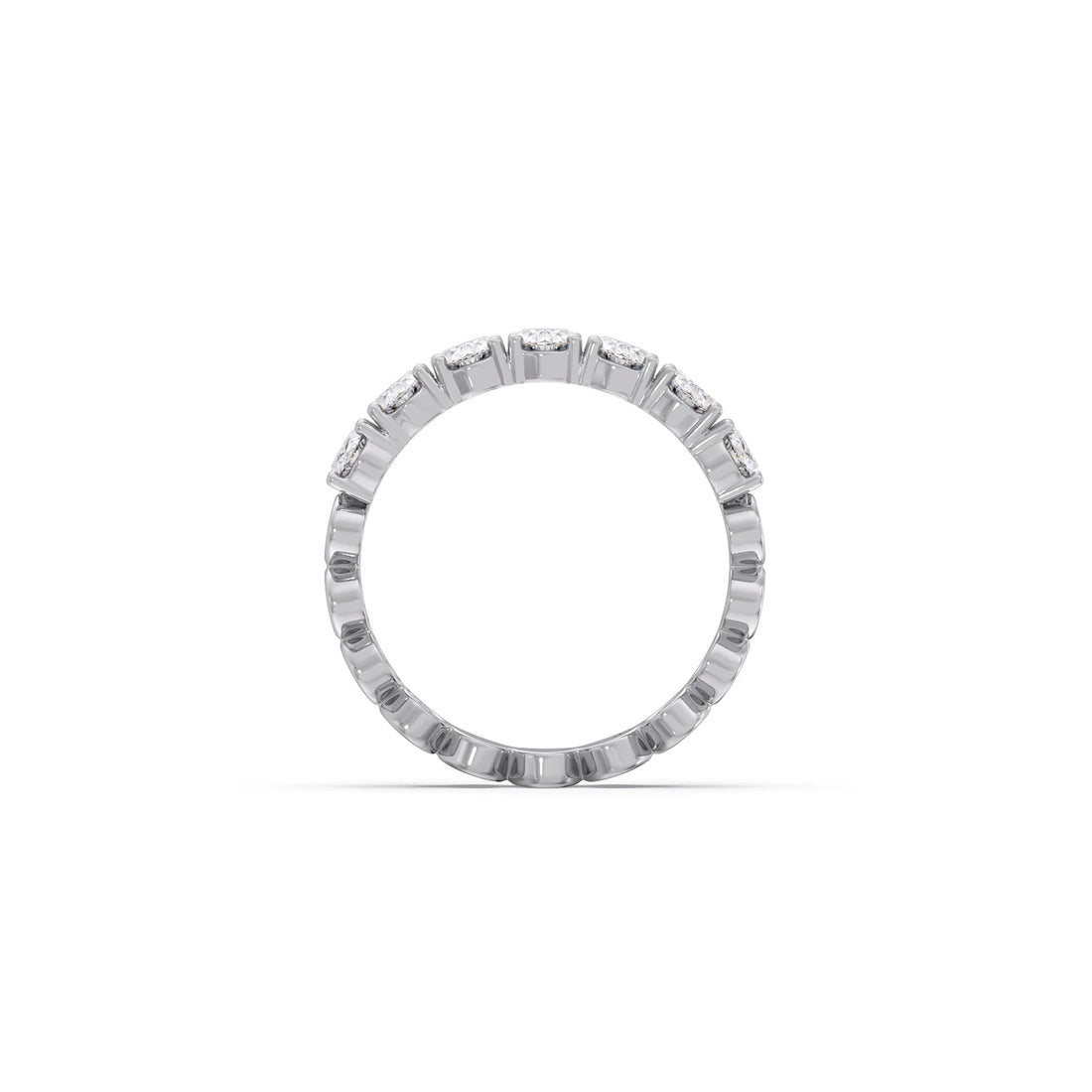 Half Eternity Oval Diamond Band 1.43Ct
