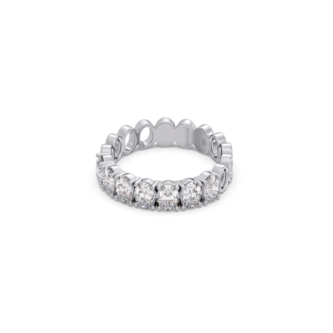 Half Eternity Oval Diamond Band 1.43Ct