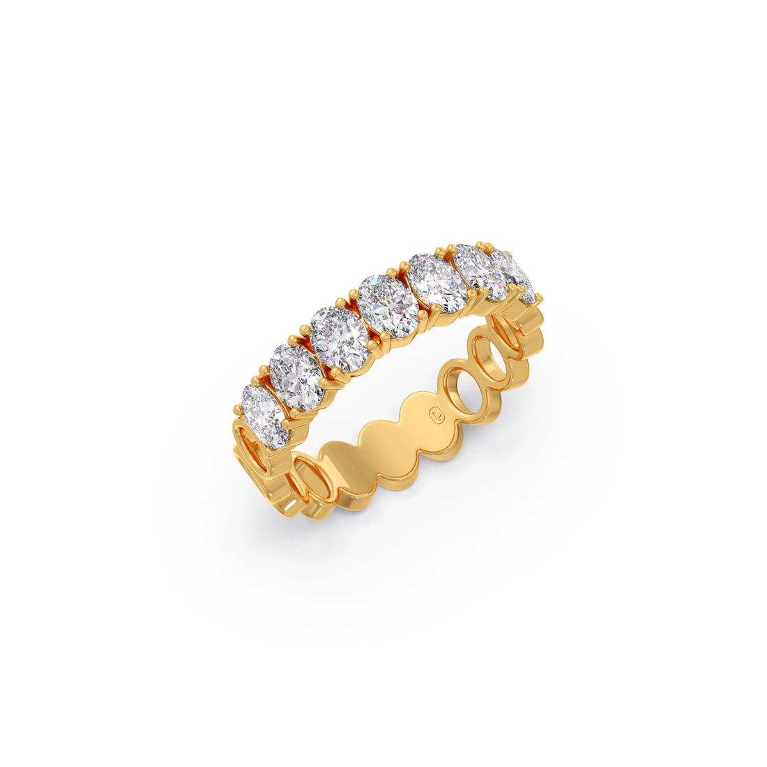Half Eternity Oval Diamond Band 1.43Ct