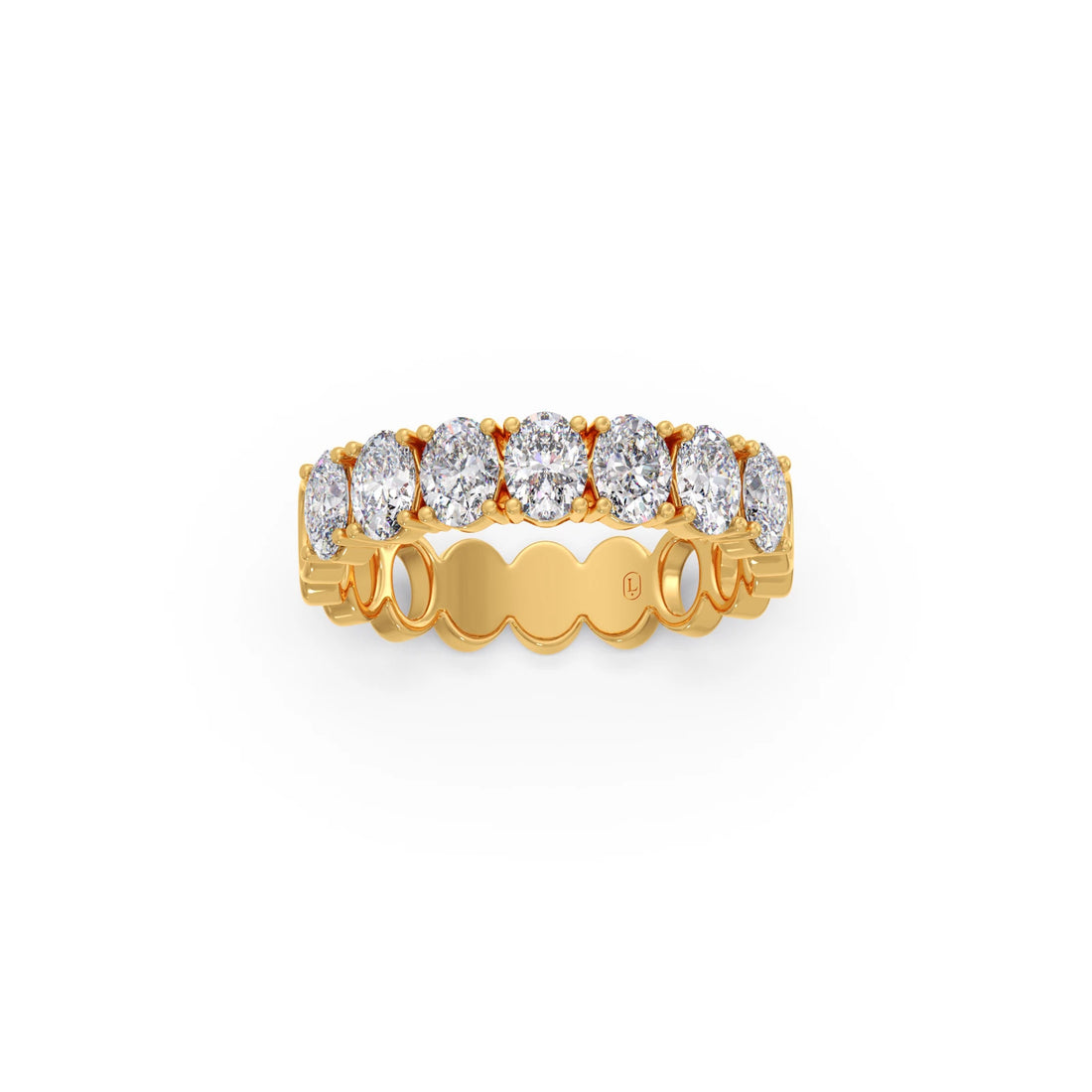 Half Eternity Oval Diamond Band 1.43Ct
