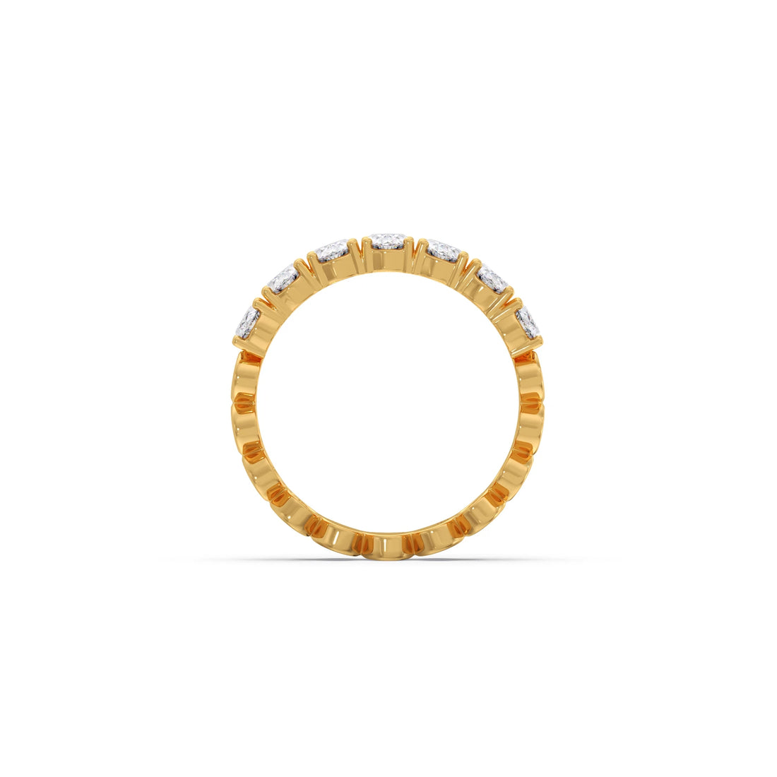 Half Eternity Oval Diamond Band 1.43Ct