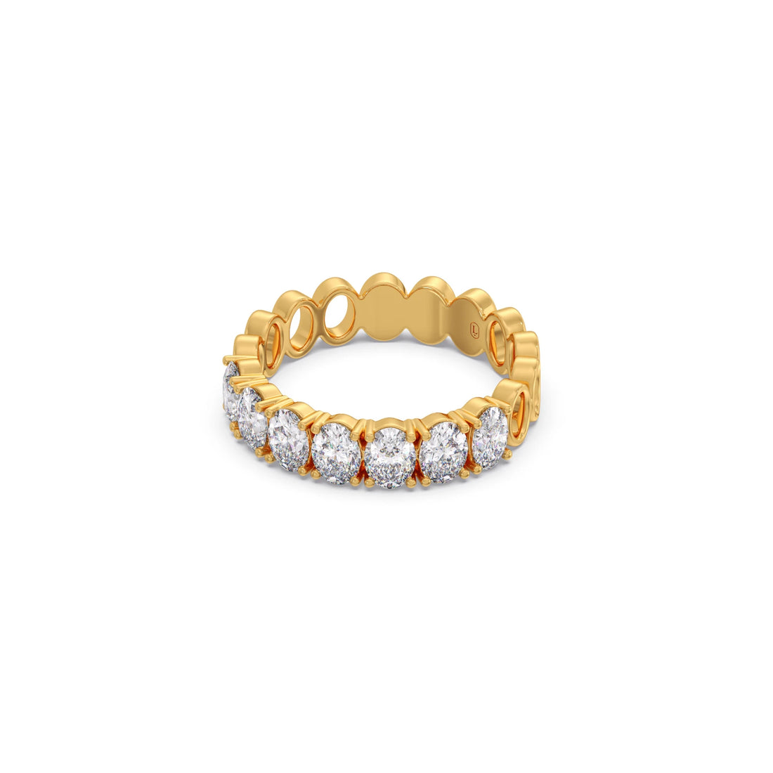 Half Eternity Oval Diamond Band 1.43Ct
