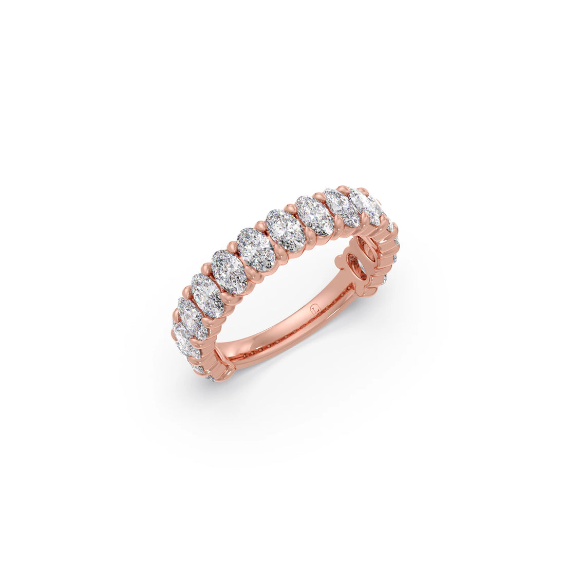Half Eternity Oval Diamond Band 1.50Ct