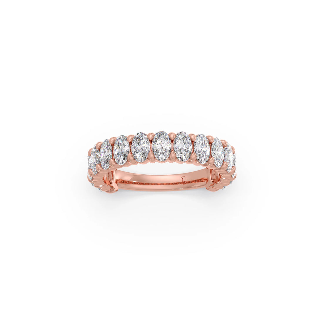 Half Eternity Oval Diamond Band 1.50Ct