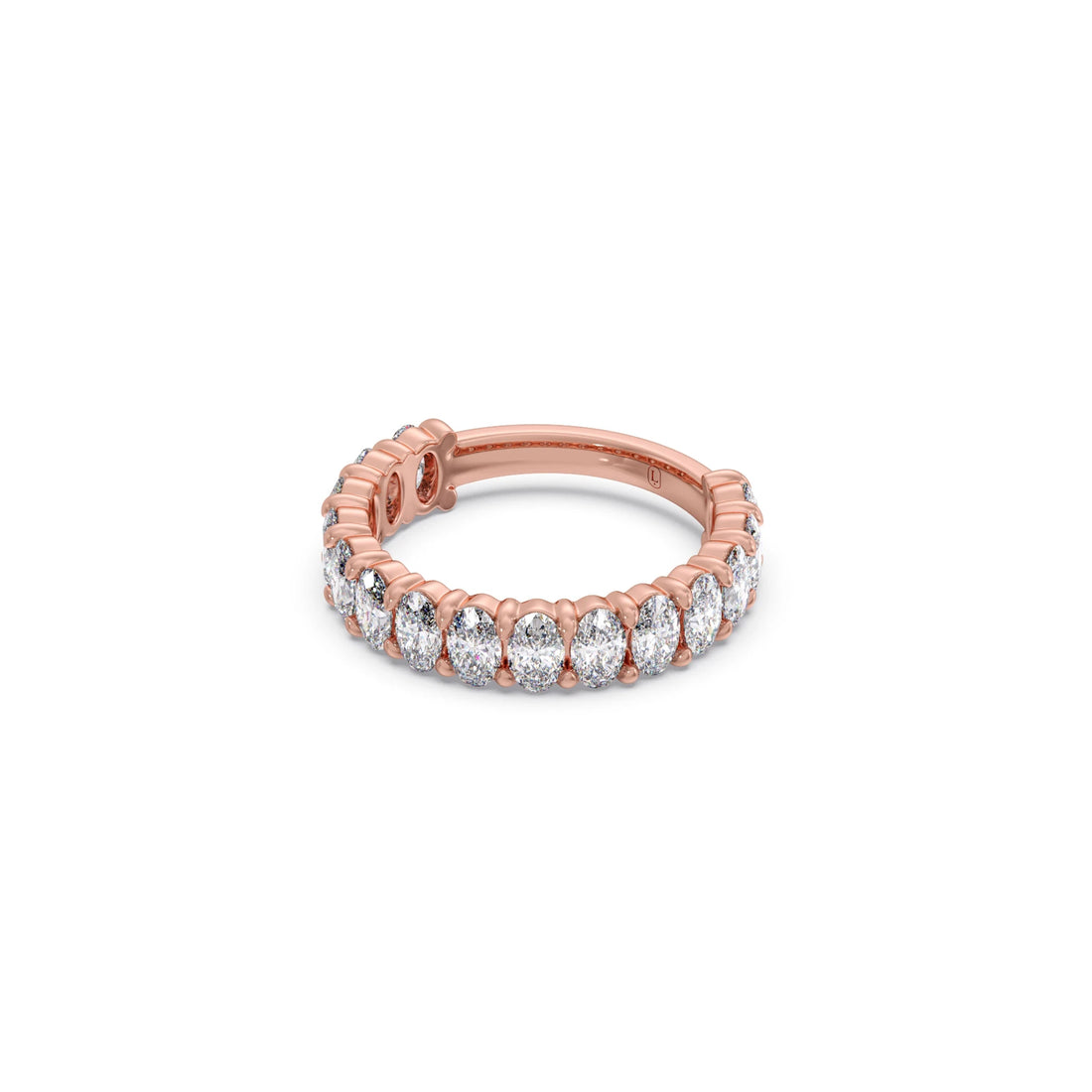 Half Eternity Oval Diamond Band 1.50Ct