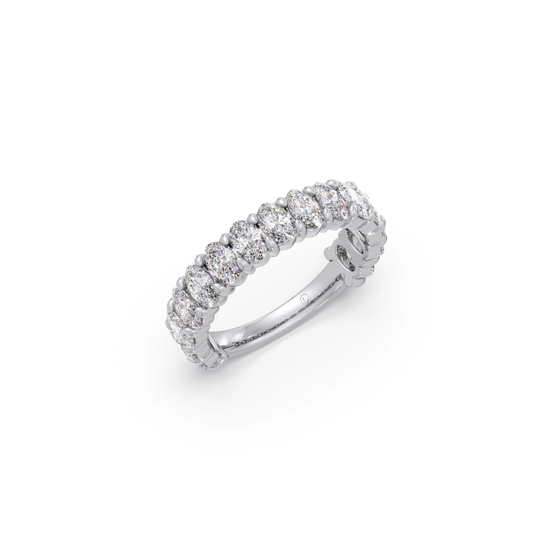 Half Eternity Oval Diamond Band 1.50Ct