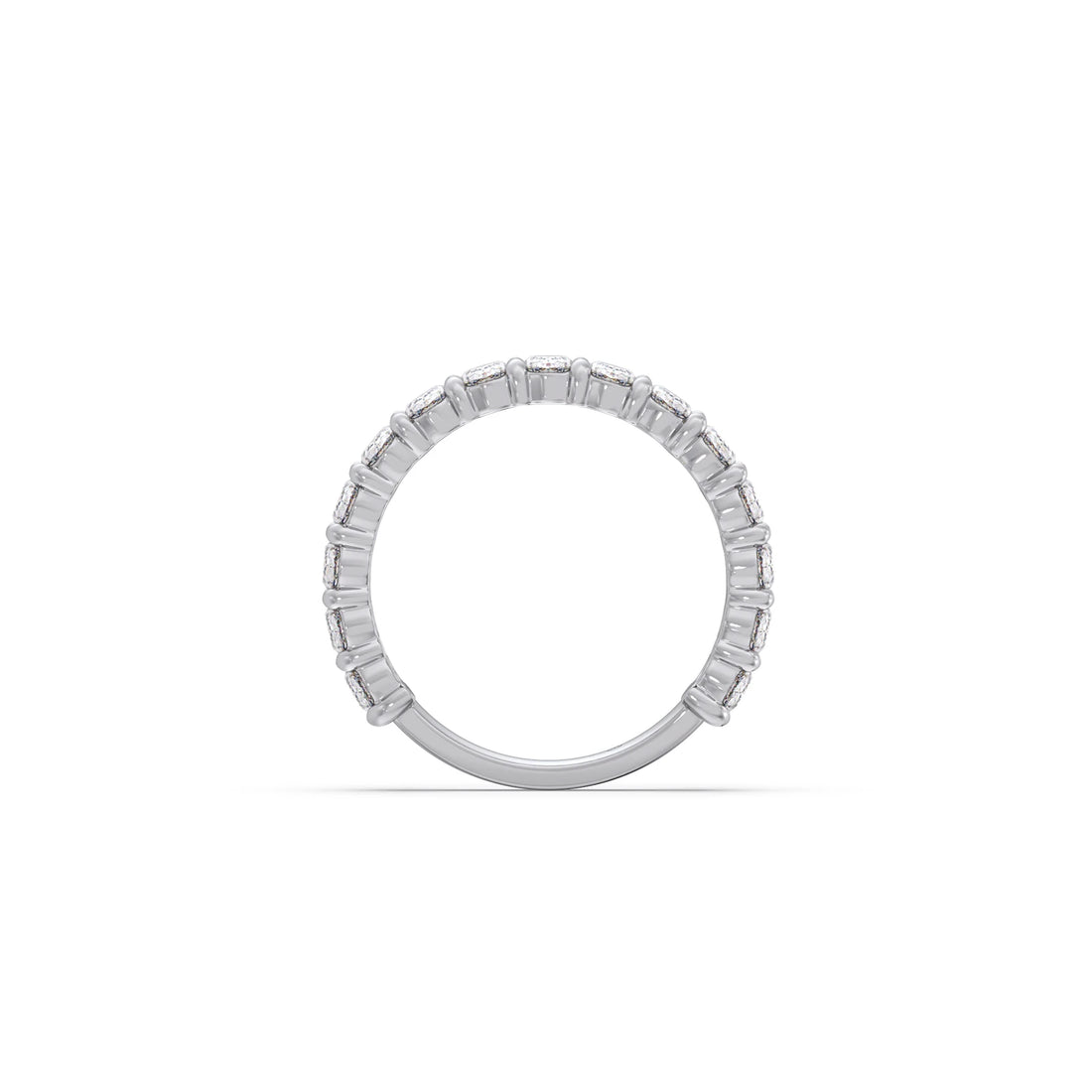 Half Eternity Oval Diamond Band 1.50Ct
