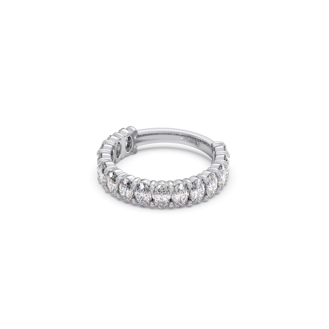 Half Eternity Oval Diamond Band 1.50Ct