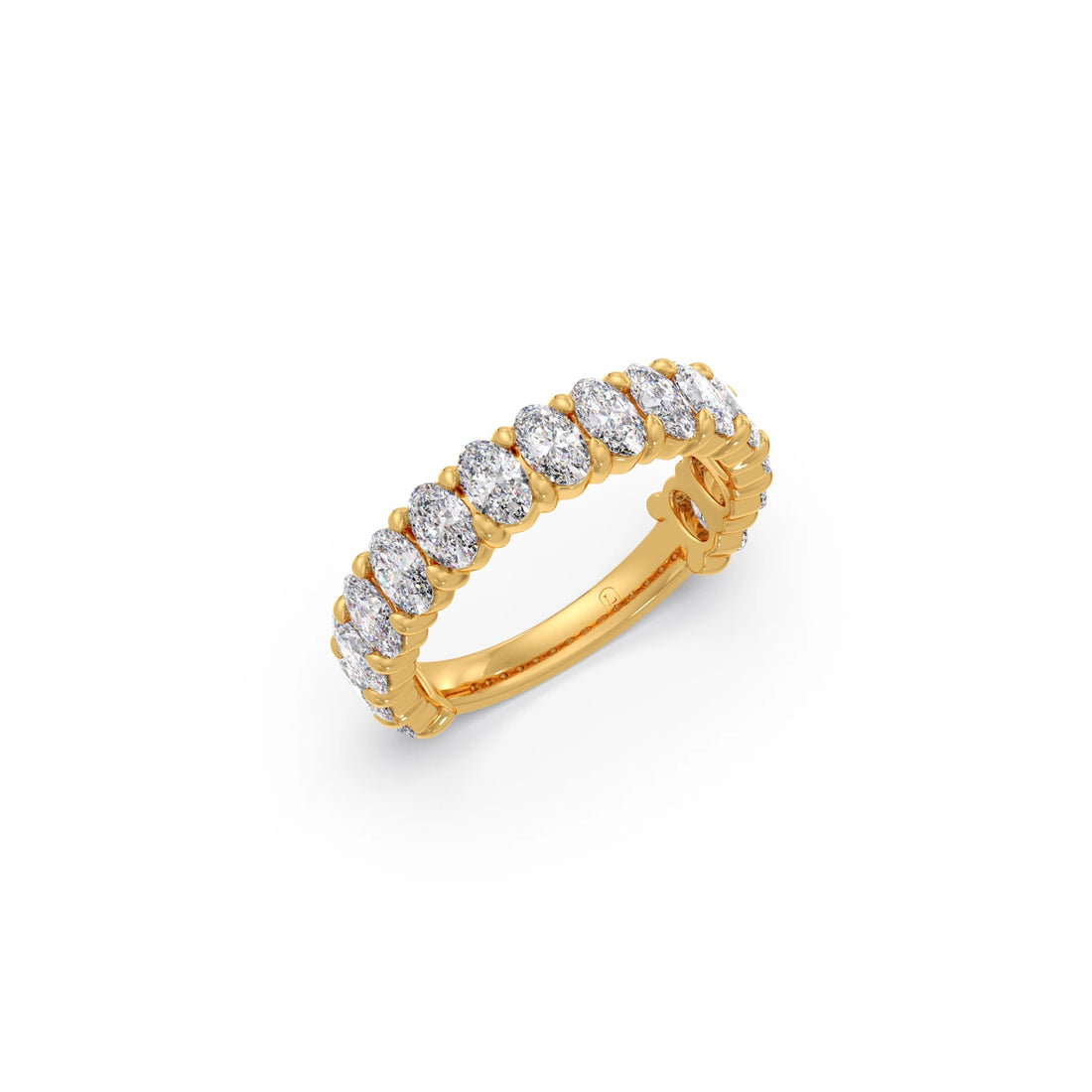 Half Eternity Oval Diamond Band 1.50Ct
