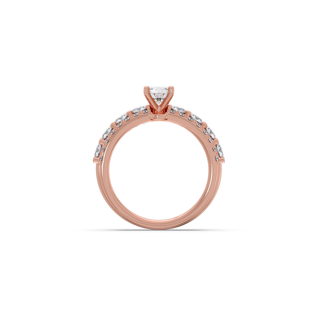 1.66ct Round Diamond Prong Stackable Ring