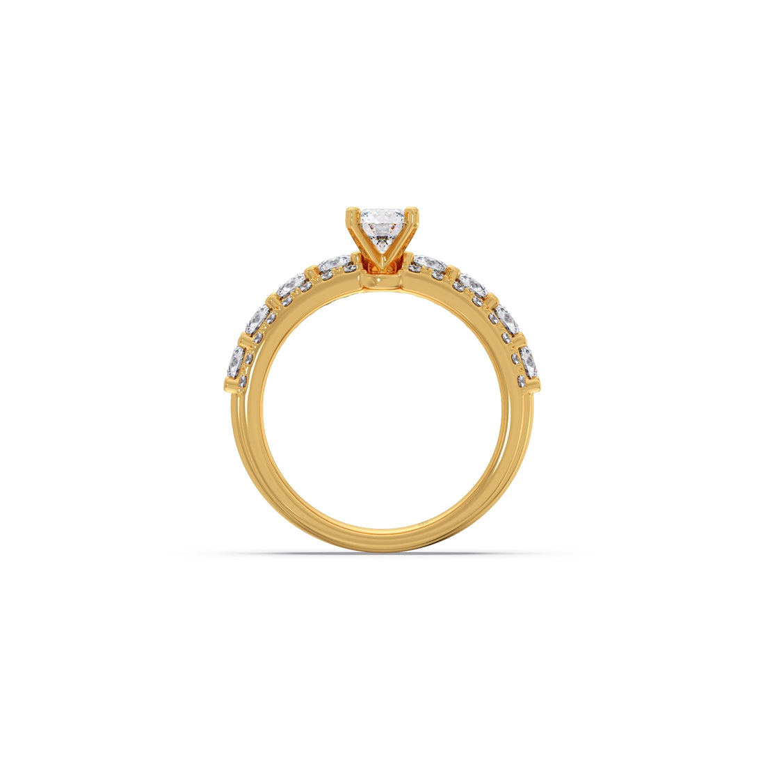 1.66ct Round Diamond Prong Stackable Ring