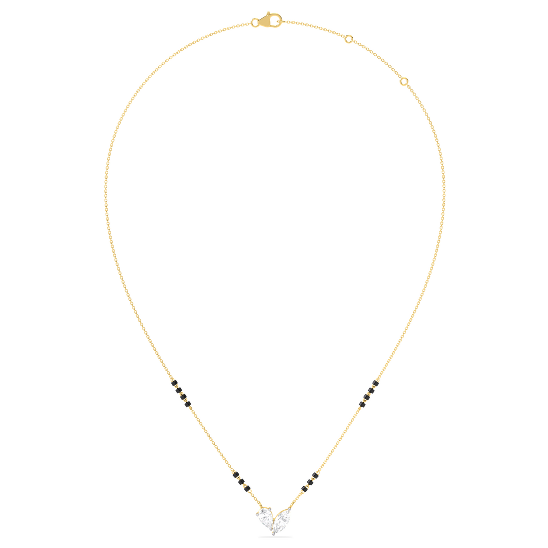 Marquise & Pear Diamond Mangalsutra Necklace