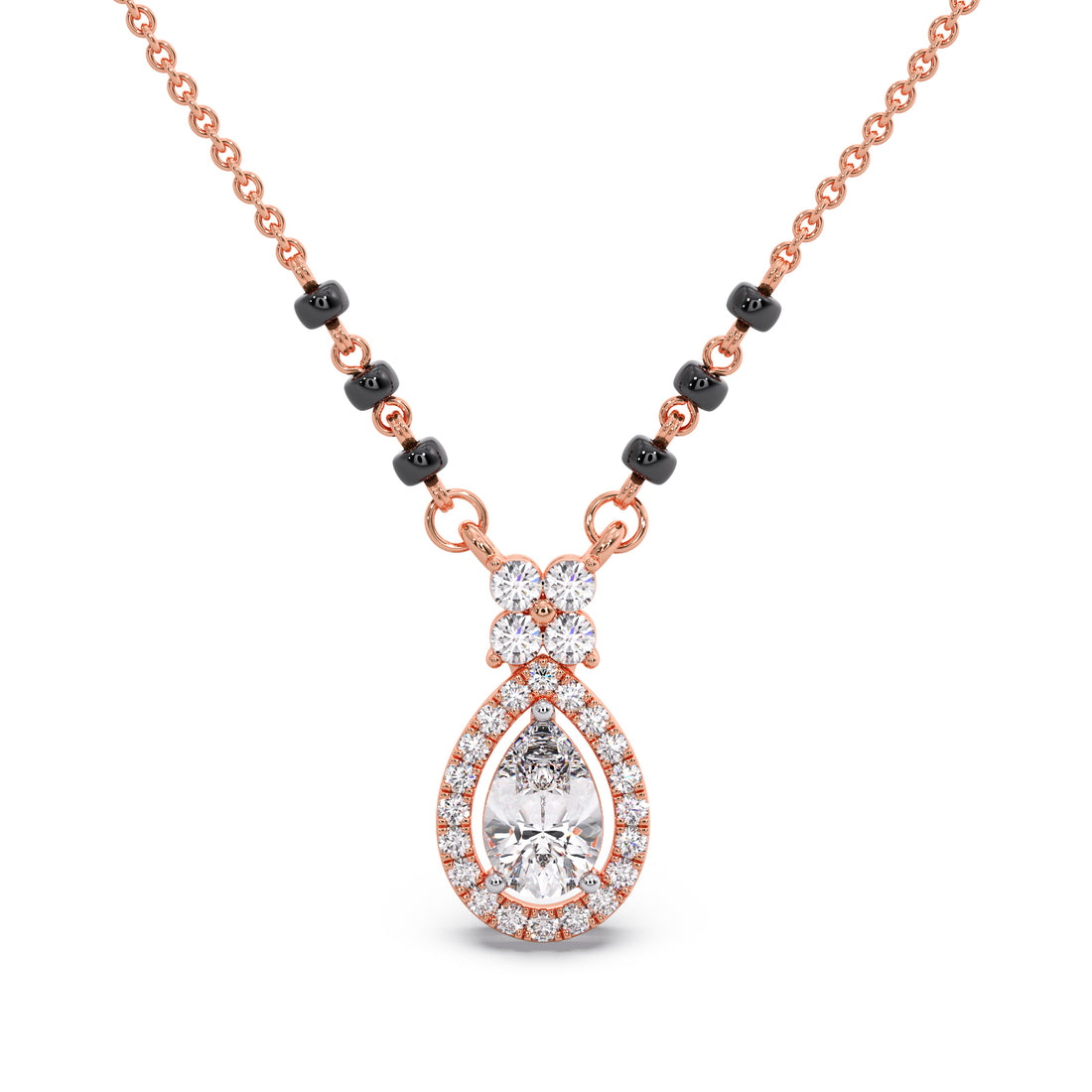 Peardrop Diamond Mangalsutra