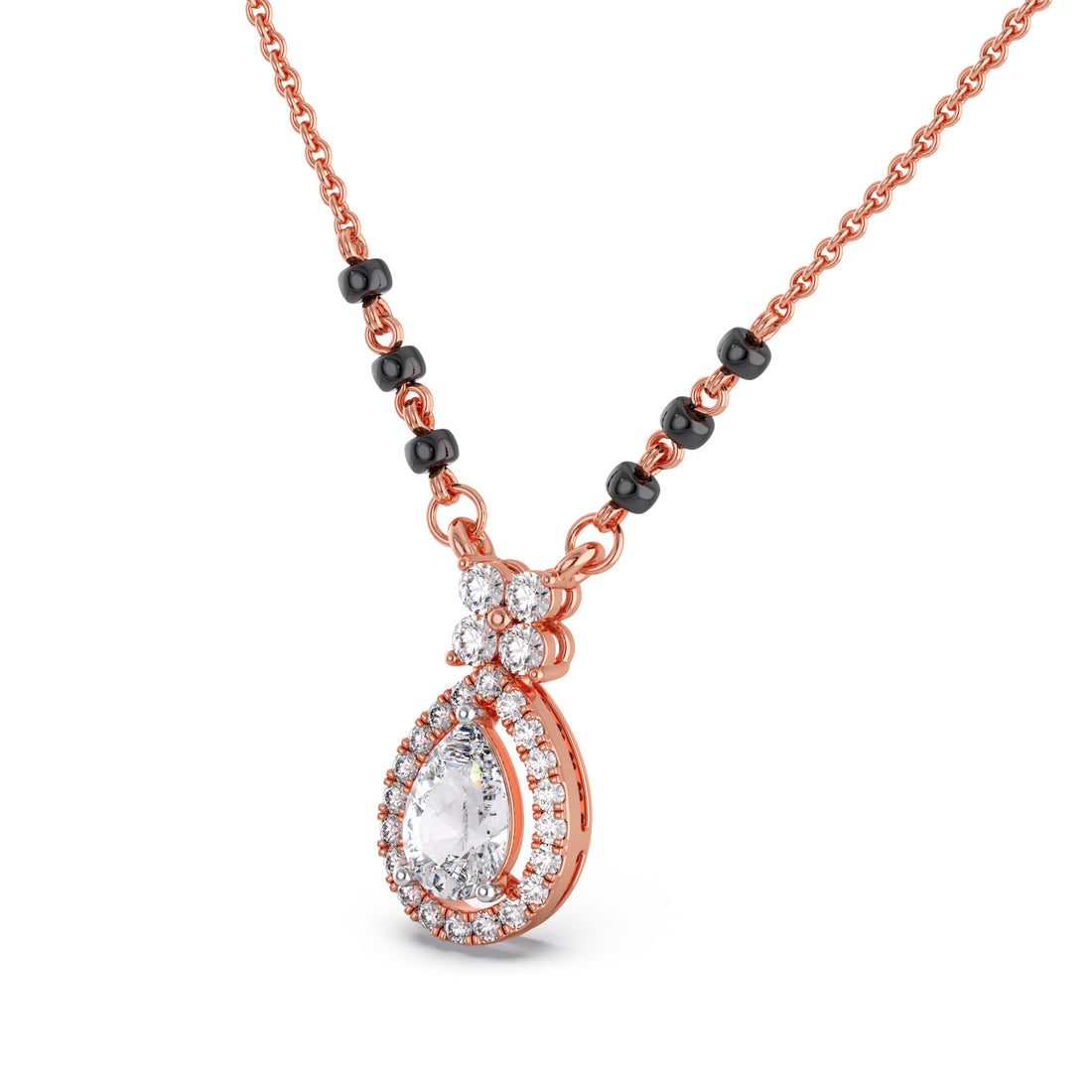 Peardrop Diamond Mangalsutra