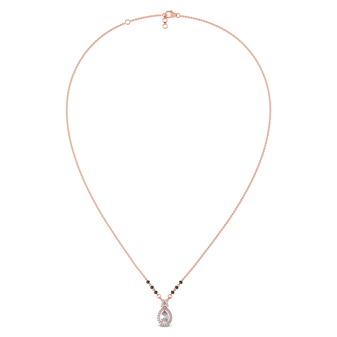 Peardrop Diamond Mangalsutra