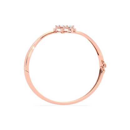 Double Halo Round Diamond Bracelet