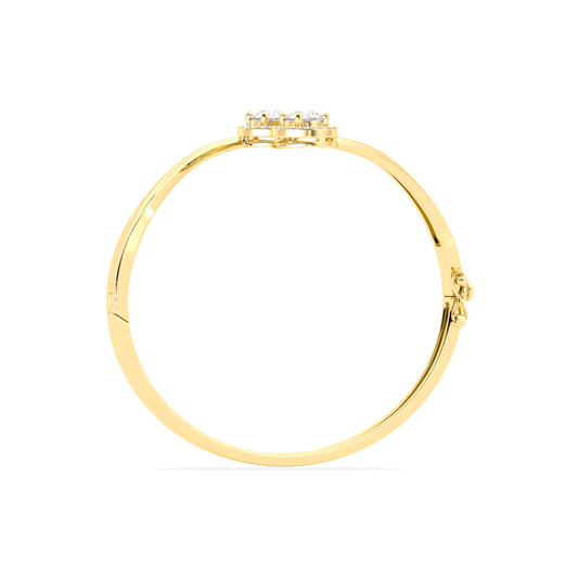 Double Halo Round Diamond Bracelet