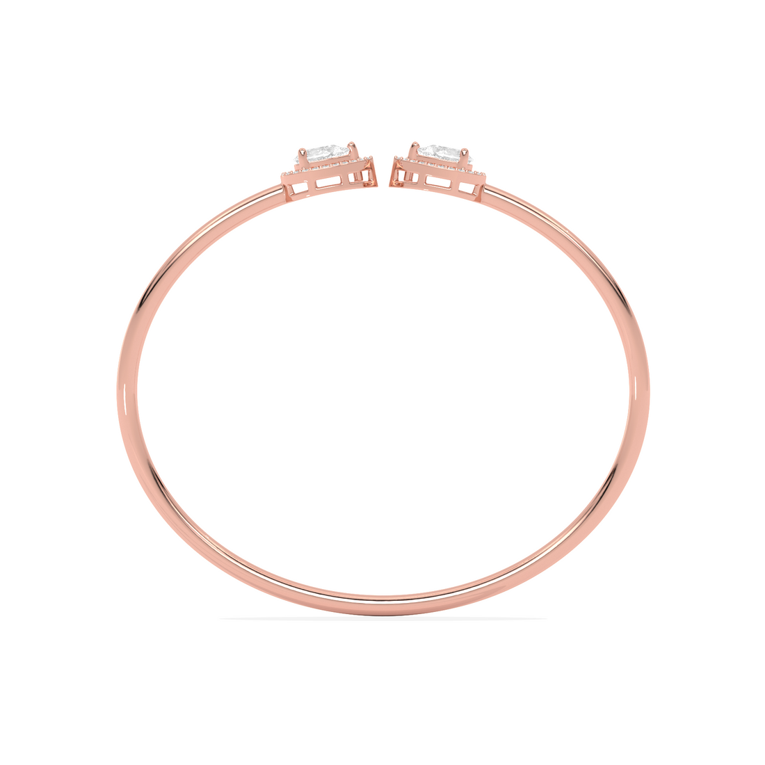Pear Cut Diamond Cuff Bracelet