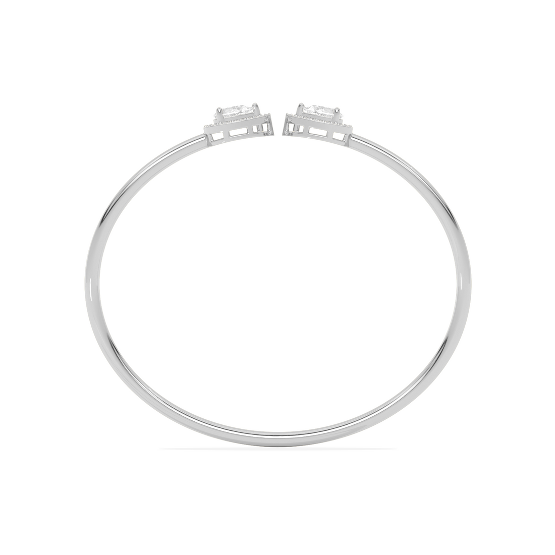 Pear Cut Diamond Cuff Bracelet