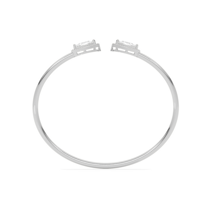 Marquise Cut Diamond Cuff Bracelet
