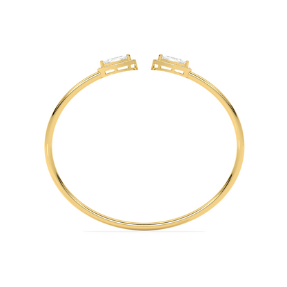 Marquise Cut Diamond Cuff Bracelet