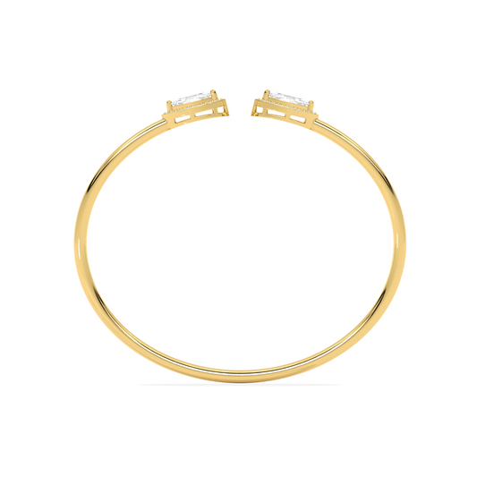 Marquise Cut Diamond Cuff Bracelet