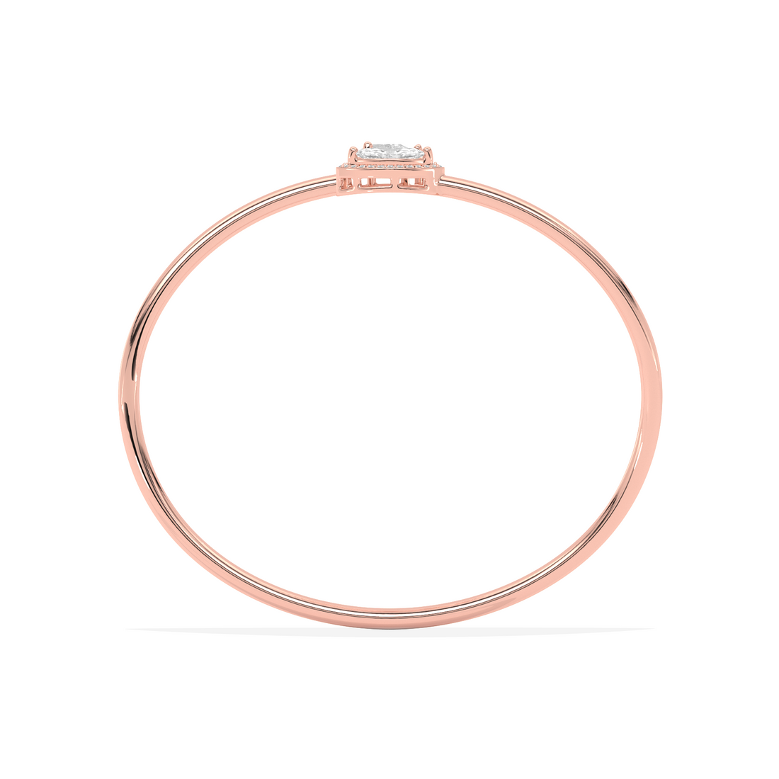Pear & Marquise Cut Diamond Cuff Bracelet
