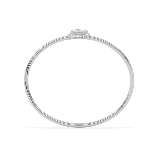 Pear & Marquise Cut Diamond Cuff Bracelet