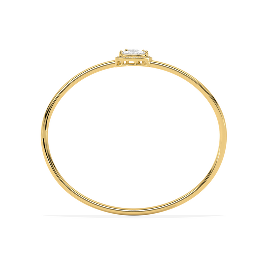 Pear & Marquise Cut Diamond Cuff Bracelet