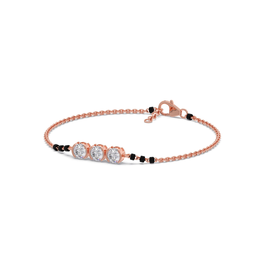 Trinity Diamond Mangalsutra Bracelet