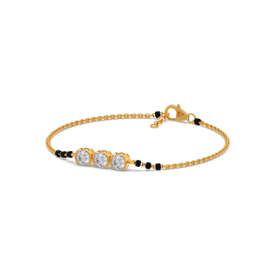 Trinity Diamond Mangalsutra Bracelet