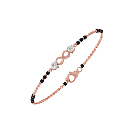 Together Forever Diamond Mangalsutra Bracelet