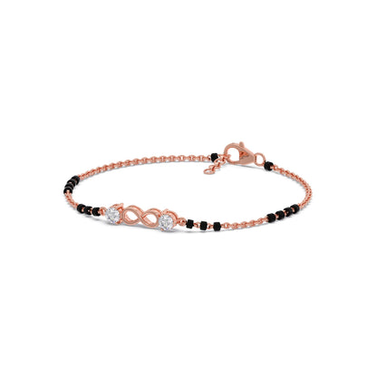 Together Forever Diamond Mangalsutra Bracelet