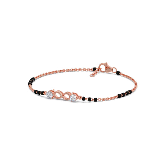 Together Forever Diamond Mangalsutra Bracelet